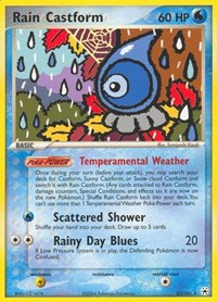 Rain Castform - EX Hidden Legends - 23/101