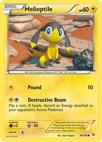 Helioptile - XY - Flashfire - 36/106
