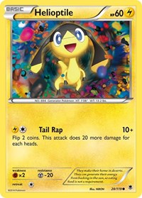 Helioptile (28) - XY - Phantom Forces - 28/119