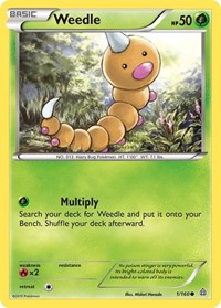 Weedle - XY - Primal Clash - 1/160