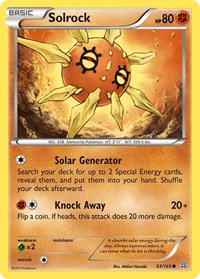 Solrock - XY - Primal Clash - 83/160