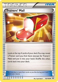 Trainers' Mail - XY - Roaring Skies - 92/108