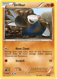 Drilbur (#25) - BW Trainer Kit: Excadrill & Zoroark - 25/30
