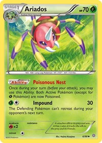 Ariados - XY - Ancient Origins - 6/98