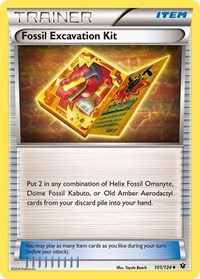 Fossil Excavation Kit - XY - Fates Collide - 101/124