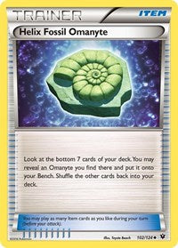 Helix Fossil Omanyte - XY - Fates Collide - 102/124