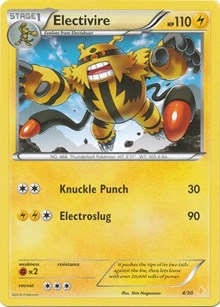 Electivire (4) - XY Trainer Kit: Pikachu Libre & Suicune - 4/30