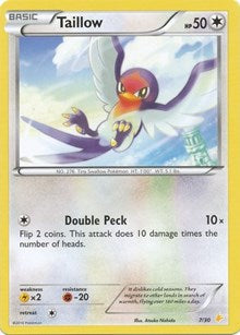 Taillow - XY Trainer Kit: Pikachu Libre & Suicune - 7/30