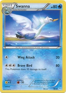 Swanna (18) - XY Trainer Kit: Pikachu Libre & Suicune - 18/30