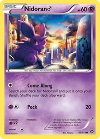 Nidoran M - XY - Steam Siege - 43/114