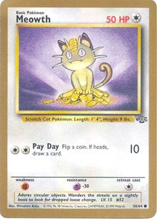 Meowth - 56/64 (Gold Bordered Promo) - Miscellaneous Cards & Products - 56/64