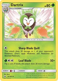 Dartrix - SM Base Set - 10/149
