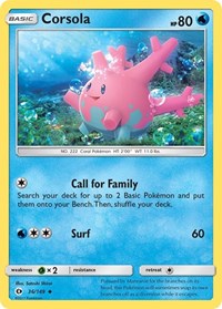 Corsola - SM Base Set - 36/149