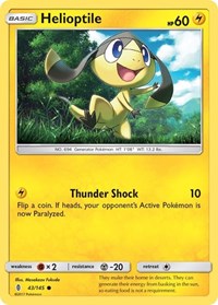 Helioptile - SM - Guardians Rising - 43/145