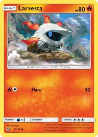 Larvesta - Shining Legends - 12/73