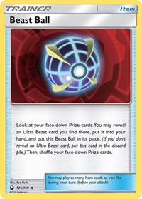 Beast Ball - SM - Celestial Storm - 125/168