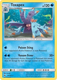 Toxapex - SM - Lost Thunder - 69/214