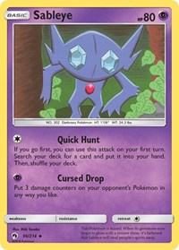 Sableye - SM - Lost Thunder - 96/214