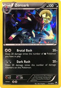 Zoroark - 71/108 (Cracked Ice Holo) - Deck Exclusives - 071/108