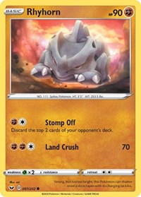 Rhyhorn (097) - SWSH01: Sword & Shield Base Set - 097/202