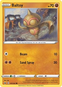 Baltoy (101) - SWSH01: Sword & Shield Base Set - 101/202