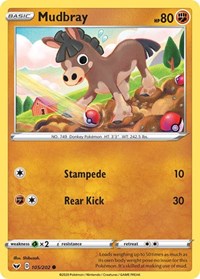 Mudbray - SWSH01: Sword & Shield Base Set - 105/202