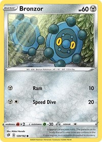 Bronzor - SWSH02: Rebel Clash - 129/192