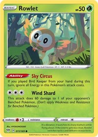 Rowlet - SWSH03: Darkness Ablaze - 011/189