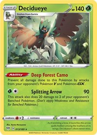 Decidueye - SWSH03: Darkness Ablaze - 013/189