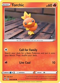 Torchic - SWSH03: Darkness Ablaze - 022/189
