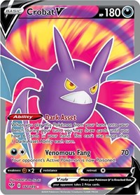 Crobat V (Full Art) - SWSH03: Darkness Ablaze - 182/189
