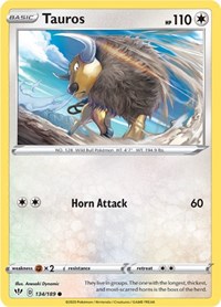 Tauros - SWSH03: Darkness Ablaze - 134/189