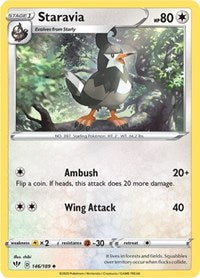 Staravia - SWSH03: Darkness Ablaze - 146/189