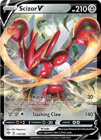 Scizor V - SWSH03: Darkness Ablaze - 118/189