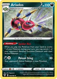 Ariados - SWSH03: Darkness Ablaze - 103/189