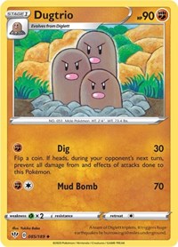 Dugtrio - SWSH03: Darkness Ablaze - 085/189