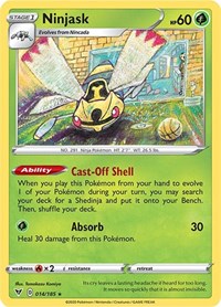 Ninjask - SWSH04: Vivid Voltage - 014/185