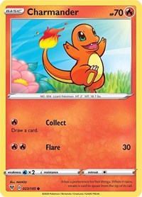 Charmander - SWSH04: Vivid Voltage - 023/185