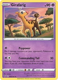 Girafarig - SWSH04: Vivid Voltage - 065/185