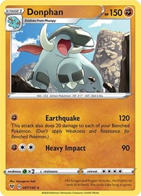 Donphan - SWSH04: Vivid Voltage - 087/185