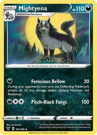 Mightyena - SWSH04: Vivid Voltage - 104/185