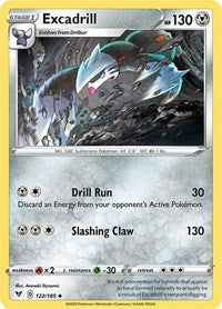 Excadrill - SWSH04: Vivid Voltage - 122/185