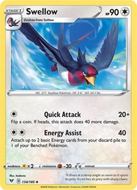 Swellow - SWSH04: Vivid Voltage - 134/185