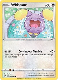Whismur - SWSH04: Vivid Voltage - 135/185