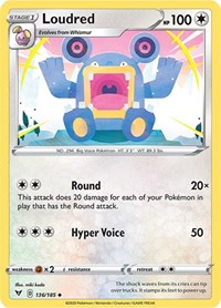 Loudred - SWSH04: Vivid Voltage - 136/185