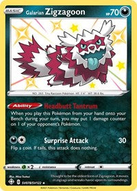 Galarian Zigzagoon - Shining Fates: Shiny Vault - SV078/SV122