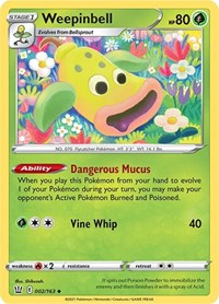 Weepinbell - SWSH05: Battle Styles - 002/163