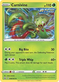 Carnivine - SWSH05: Battle Styles - 009/163