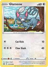 Glameow - SWSH05: Battle Styles - 115/163