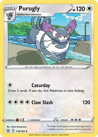 Purugly - SWSH05: Battle Styles - 116/163